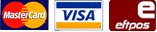 Logos of MasterCard Visa and Eftpos