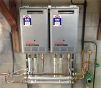 Rinnai Gas Instantaneous Hot Water Installation